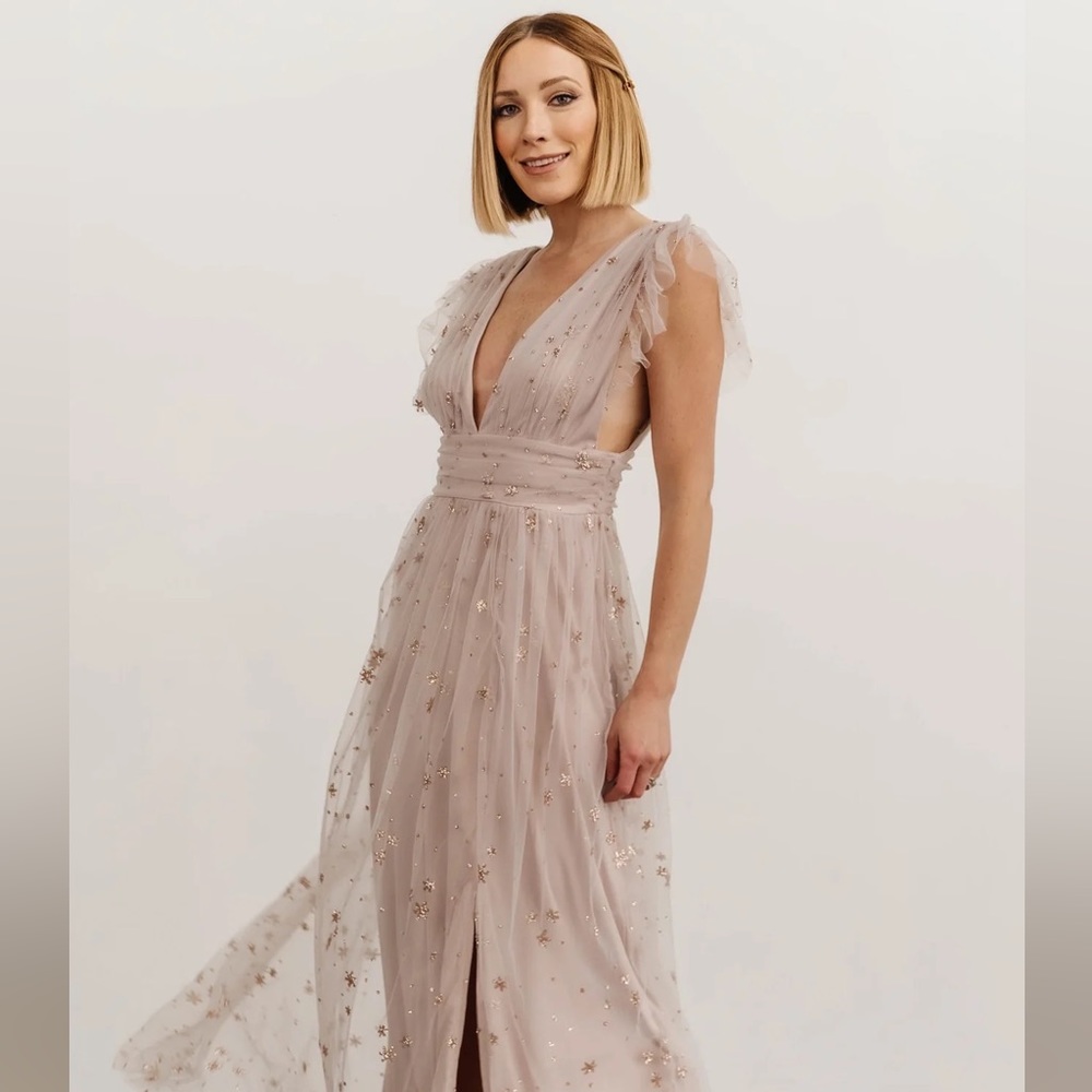 Baltic Born Nova Simmer Maxi Dress. Size Large. Dusty Lilac.